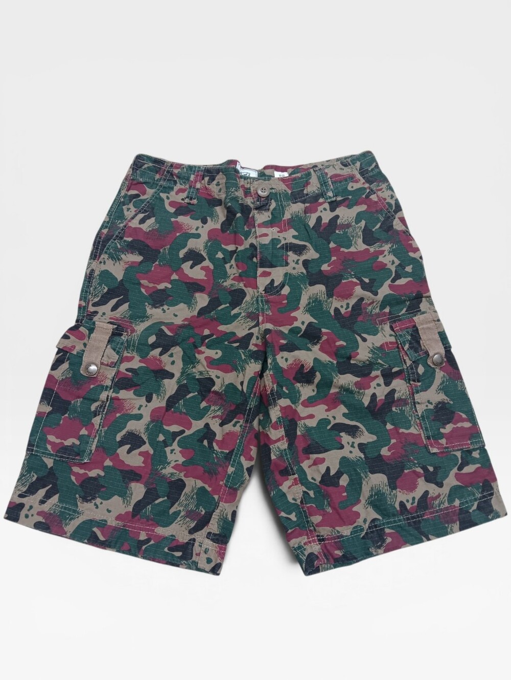 Y2k Ecko Unlimited Men's Camo Cargo Shorts - Jungle Style Size 30